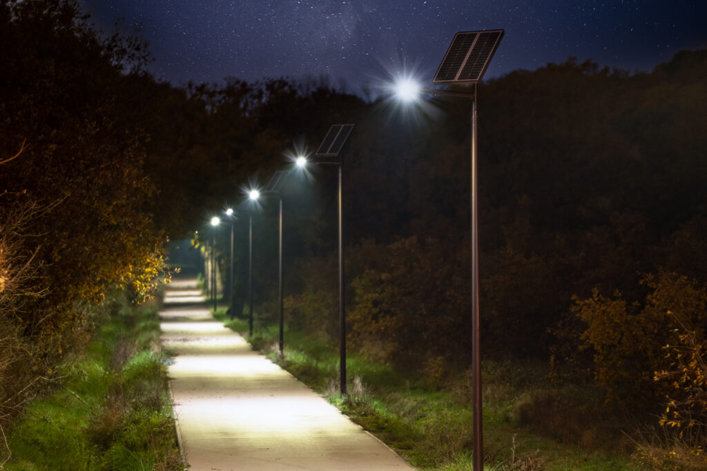 Lumières solaires extérieures professionnelles